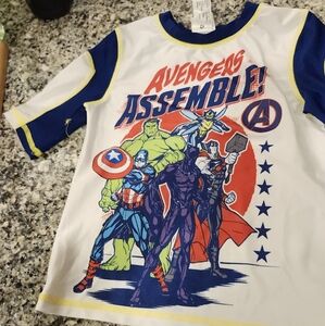 Disney Blue and Red Graphic Shirt